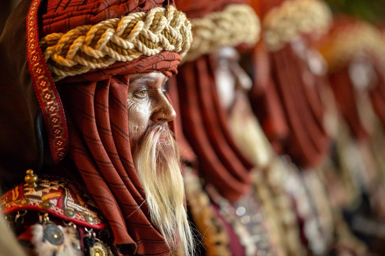 man, traditional, party, parade, spain, moors and christians, alicante